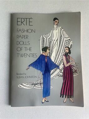 Erté Fashion Paper Dolls of the Twenties Uncut Susan Johnston Vintage Book 1978